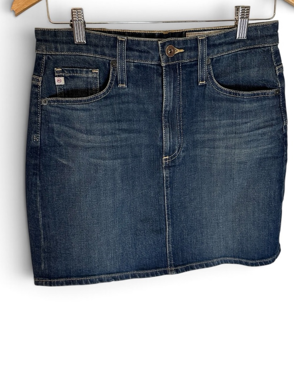 NWOT Adriano Goldschmied mini denim skirt 27